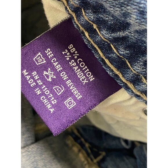 Vigoss womens Blue Bootcut Jeans Size 11Western Cowboy Embroidered Rodeo Denim - Picture 10 of 16